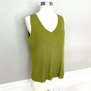 Eileen Fisher Green Knit Tank